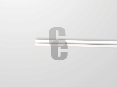 Корниз ПВЦ 1вод. 2м.                                                                                                                                                                                                                                                                                        